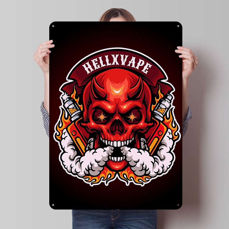Vape Decoration - Vape Tinplate Posters Customizable Wall Art