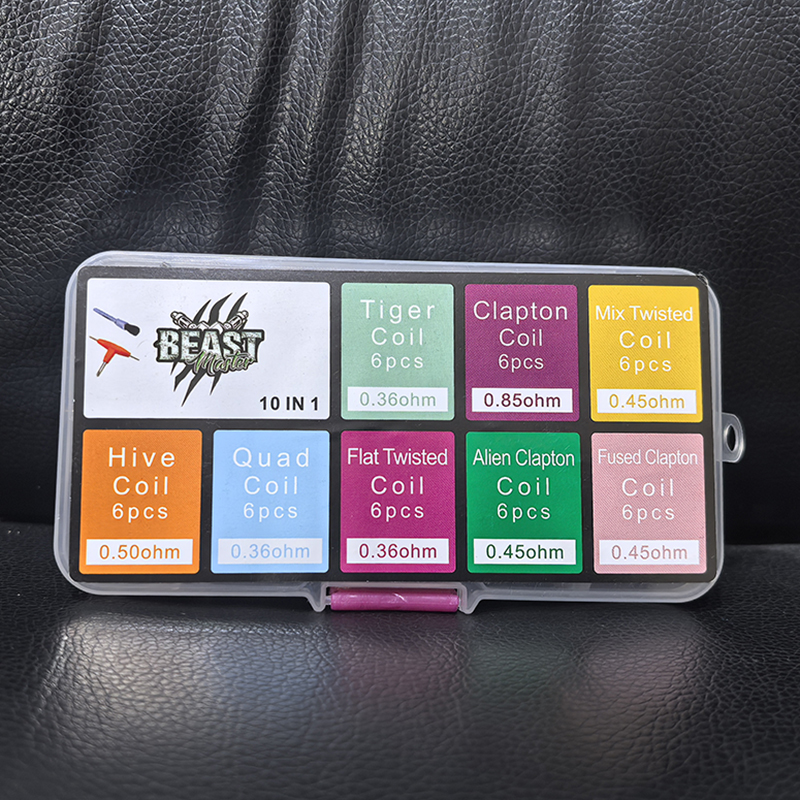 Clapton Wire Pre Built - 50Pcs/Set Pre Built Coils RTA RDA