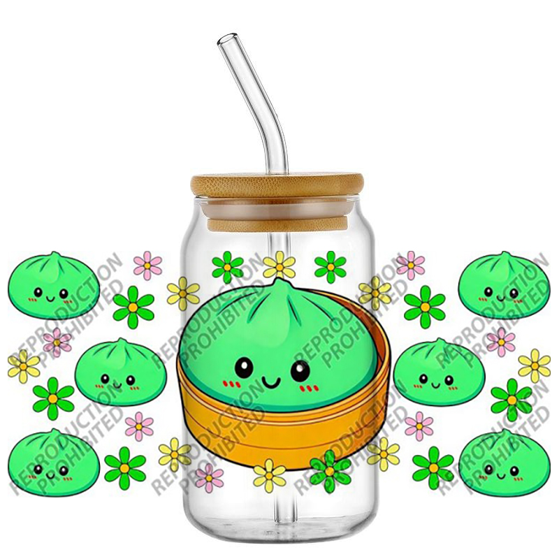 Kawaii Dumpling UV DTF Wraps C - Rdta Tank Glass 评论和价格