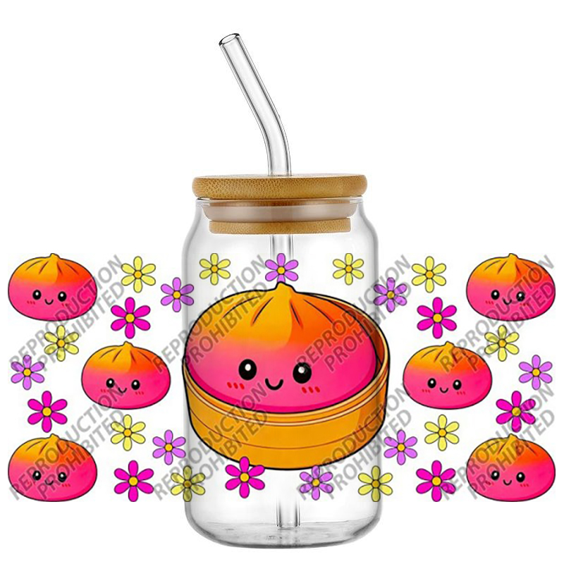 Kawaii Dumpling UV DTF Wraps C - Rdta Tank Glass 评论和价格