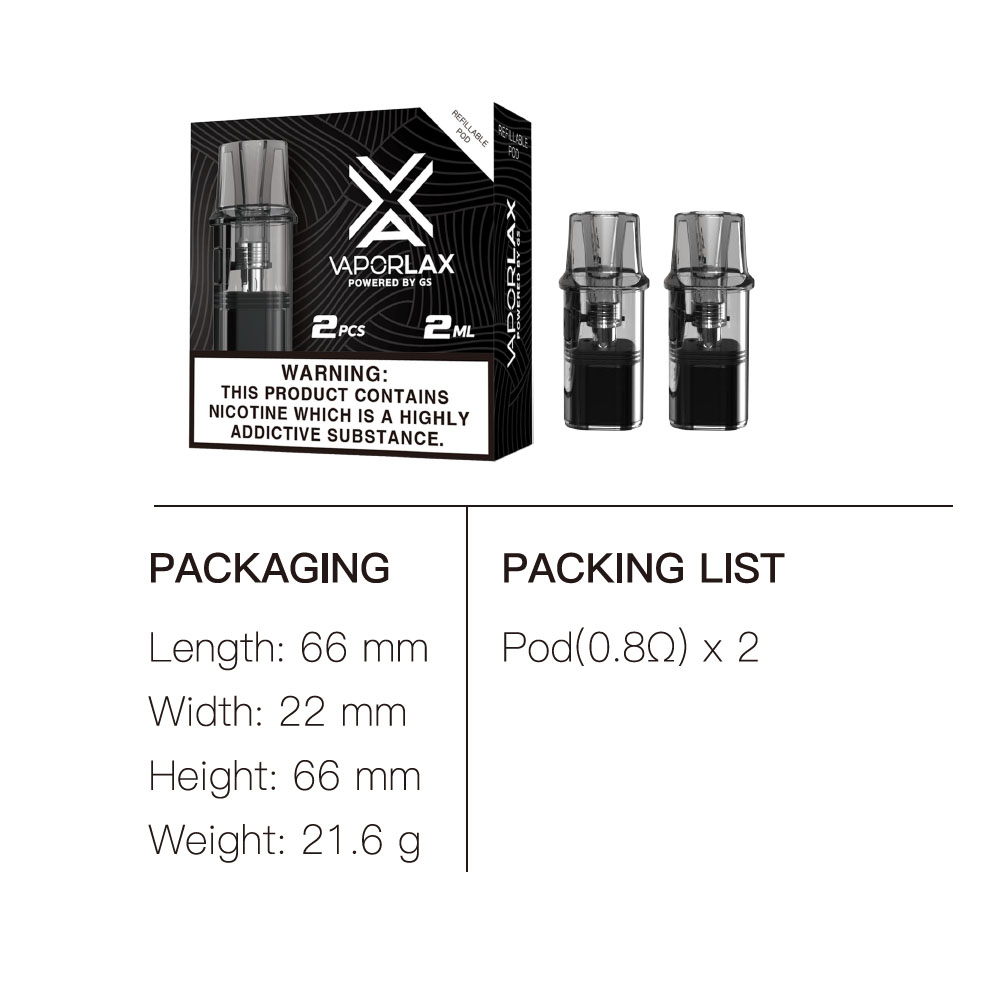 VaporLax Nano Cartridge 2ml wi - Accessories For Vaping 评论和价格