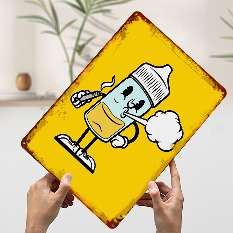 Liquid Vape Tinplate Posters C - Vape Decoration 评论和价格