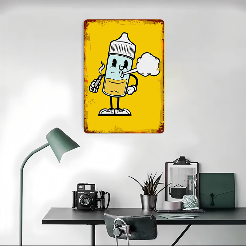 Liquid Vape Tinplate Posters C - Vape Decoration 评论和价格
