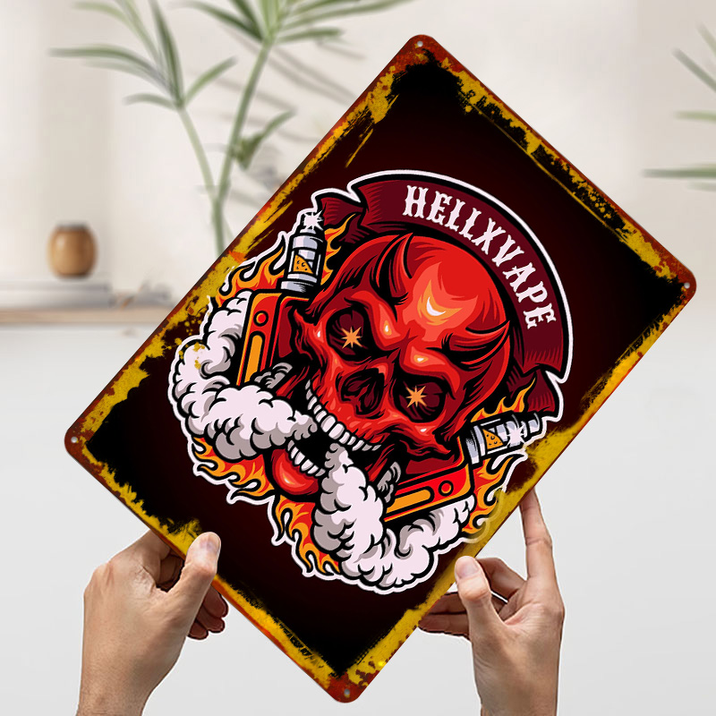 Vape Tinplate Posters Customiz - Vape Decoration 评论和价格