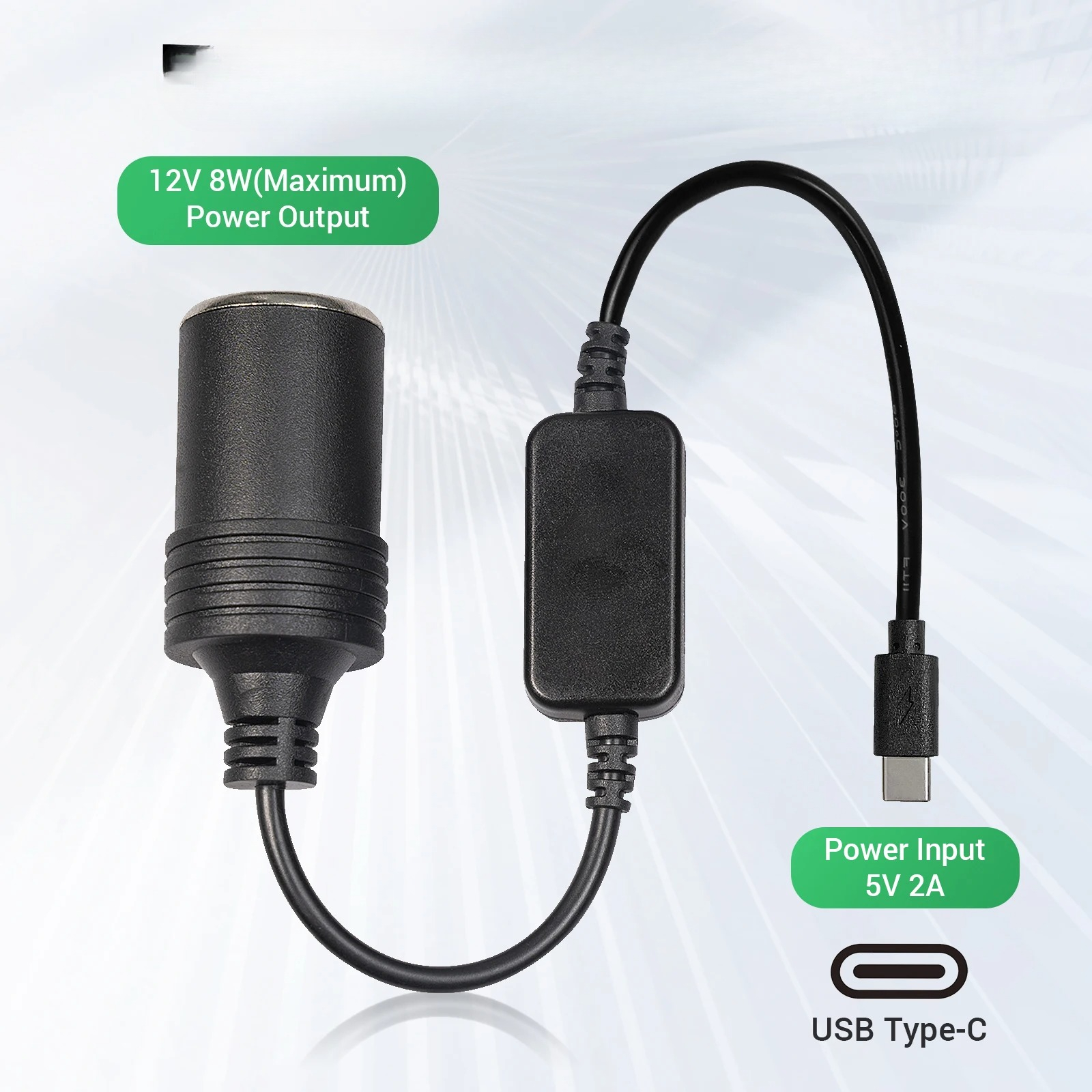 1pc 5V 2A USB To 12V Cigarette - Accessories Experts Vape 评论和价格