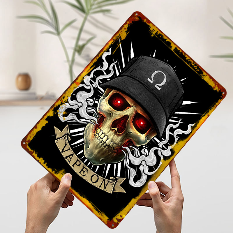 Vaping Skull Cloud Chaser Tinp - Vape Decoration 评论和价格